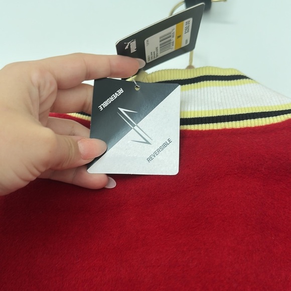 NWT Puma Varsity Jacket reversible flame scarlet - Picture 12 of 14